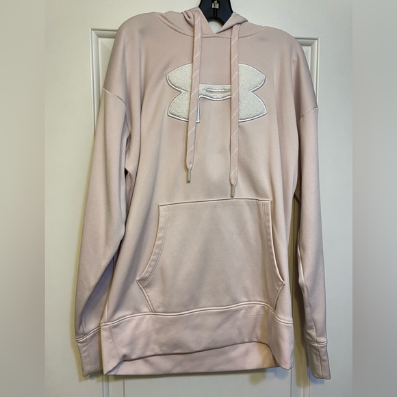 Under Armour Jackets & Blazers - Light pink XS Under Armor Hoodie with draw strings